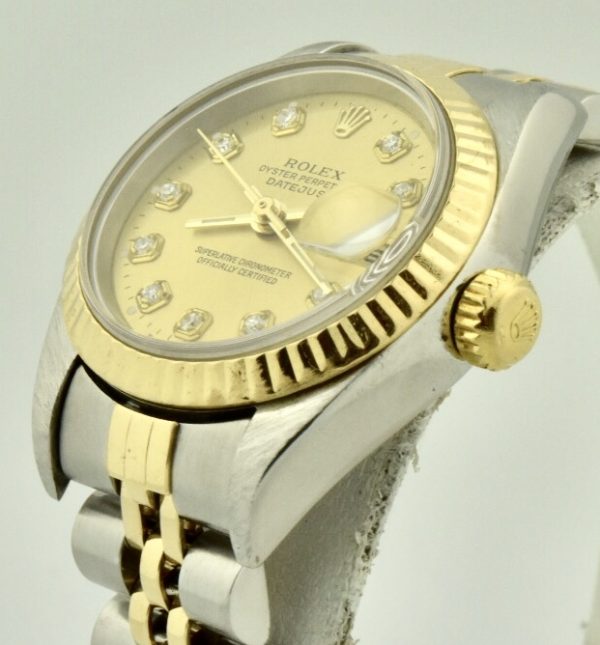 rolex datejust 26mm side