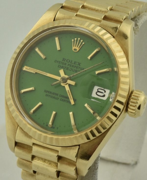 Rolex President Green Stella Dial 6917