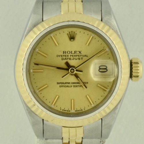 Rolex datejust 69173 steel & gold