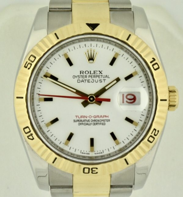 Rolex Turnograph 116263 white dial
