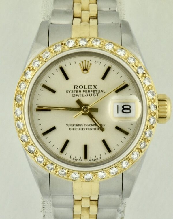 Ladies Rolex Datejust Diamond Bezel For Sale