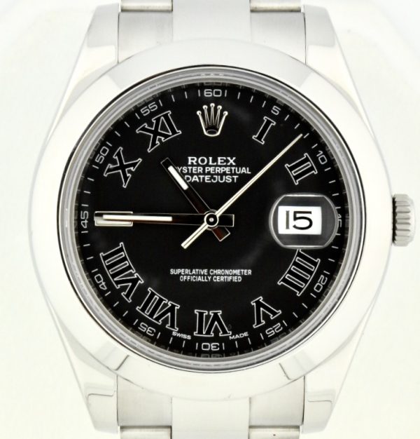 rolex datejust ii 116300 black dial for sale atlanta