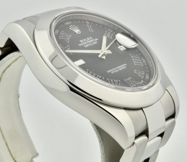 rolex datejust ii 116300 side