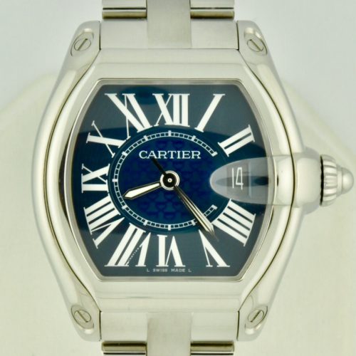 Cartier Roadster XL 100th Anniversary blue dial for sale