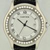 Cartier Cougar Panthere 18k White Gold Diamond Watch for sale