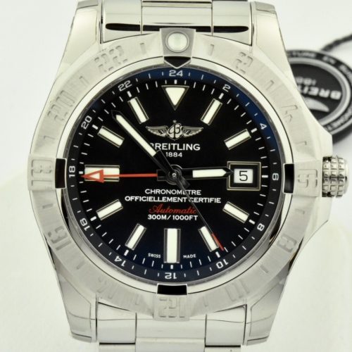 Breitling Avenger II GMT A32390 Black dial for sale