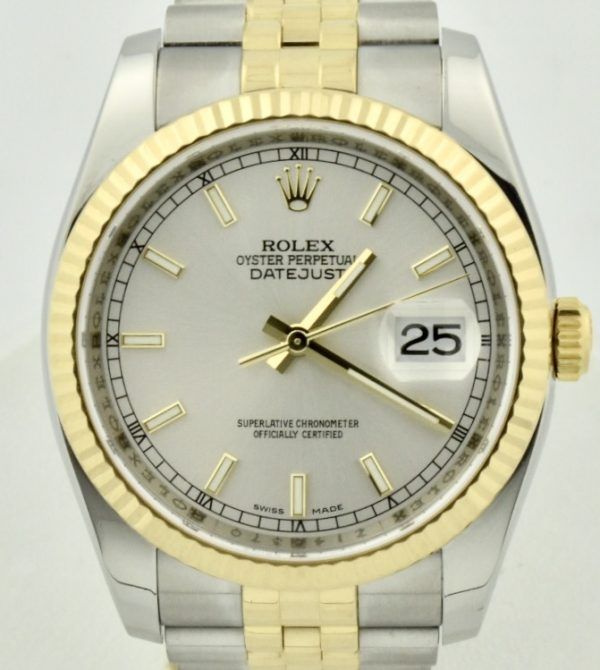 Rolex Datejust 116233 Silver Dial Jubilee band for sale