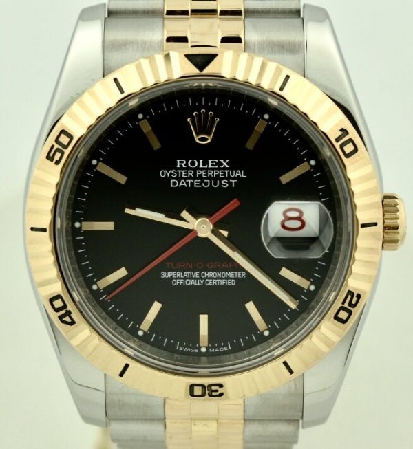 Rolex 116261 Turn-o-graph 18k rose gold for sale