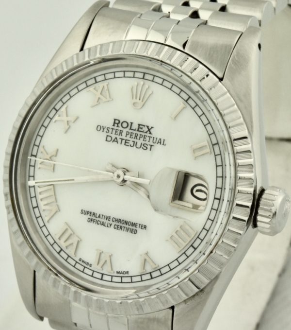 rolex datejust mother of pearl dial