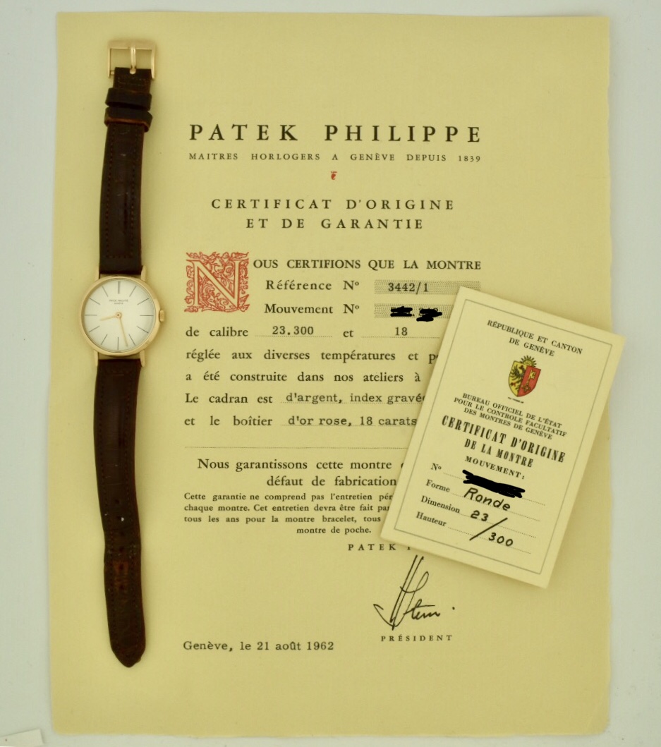 Patek Philippe Calatrava 33mm 18k Gold White Dial Quartz Mens Watch 3744-1  - Chronostore