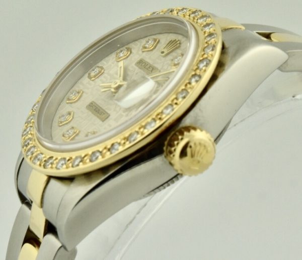 rolex 69173 diamond bezel