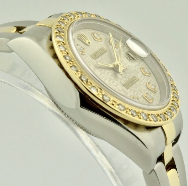 rolex datejust diamond bezel