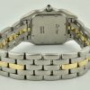 cartier panthere steel & gold band