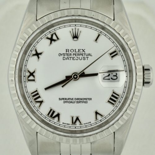 2005 Rolex Datejust 16220 Stainless Steel For Sale