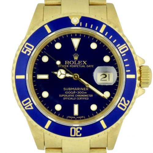 gold rolex submariner for sale 16618