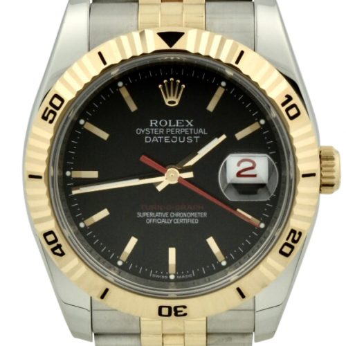 Rolex datejust turn-o-graph 116261 for sale black