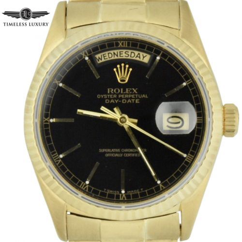 1986 mens rolex president 18038