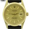 1982 Rolex date 1503 14k gold 34mm