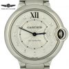 ladies cartier ballon bleu diamond dial watch