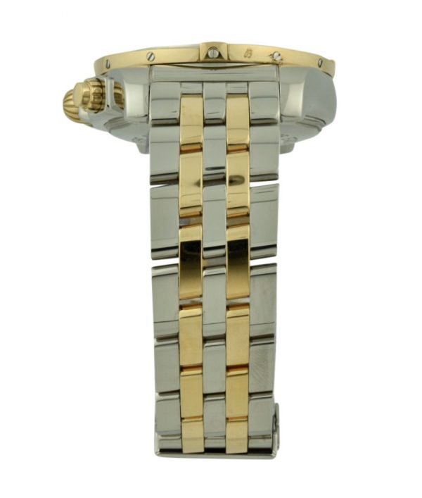 breitling chronomat steel & rose gold band