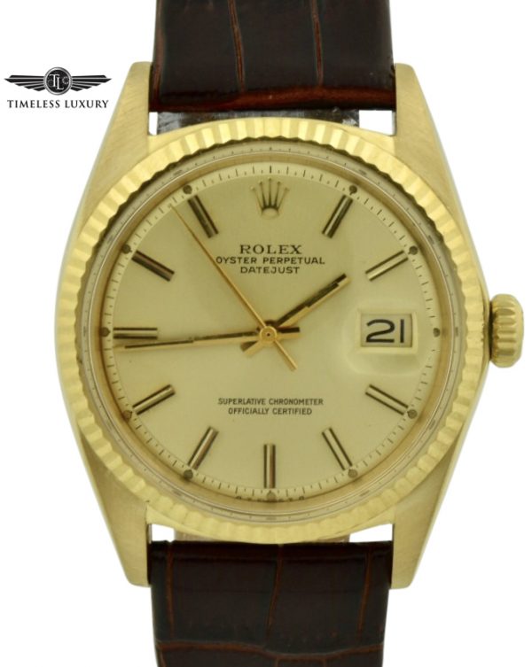 1968 rolex datejust 1601 gold