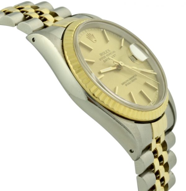 rolex datejust champagne dial
