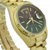 mens rolex president black dial