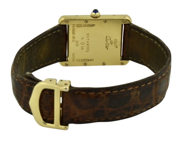 cartier tank case back 2413