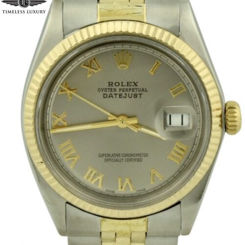 1969 rolex datejust 1601 steel & gold