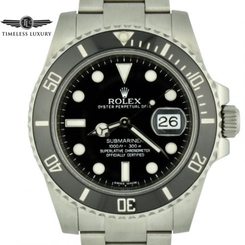 2012 rolex submariner 116610 black ceramic bezel for sale