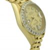 ladies rolex president diamond bezel