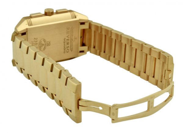 jaeger lecoultre reverso 18k rose gold bracelet