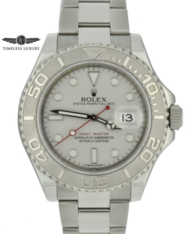 Rolex yachtmaster 40mm 116622 platinum dial