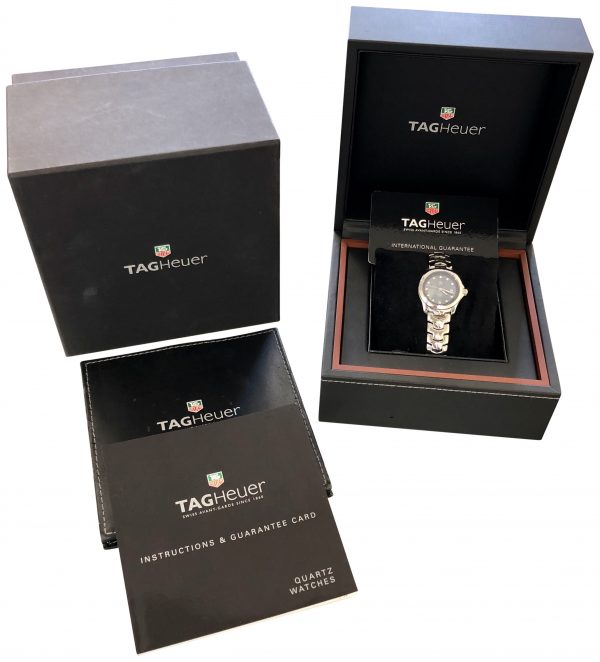 ladies tag heuer link wjf131c diamond dial for sale