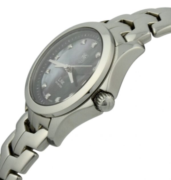 tag heuer link mother of pearl diamond dial