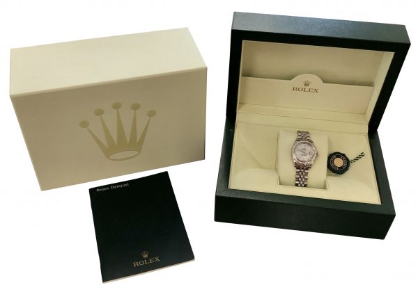 Rolex datejust 26mm 179374 mother of pearl diamond dial