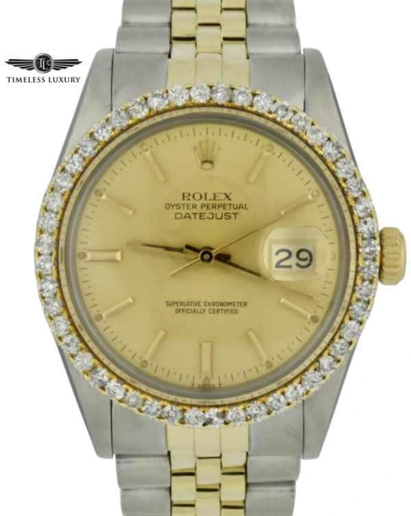 1979 Rolex datejust 16253 diamond bezel