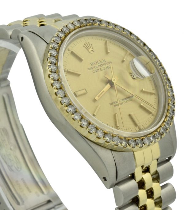 rolex datejust 36mm diamond bezel