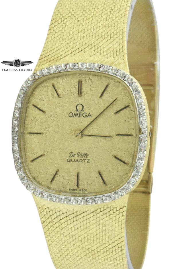 Omega deville 7150 14k gold watch