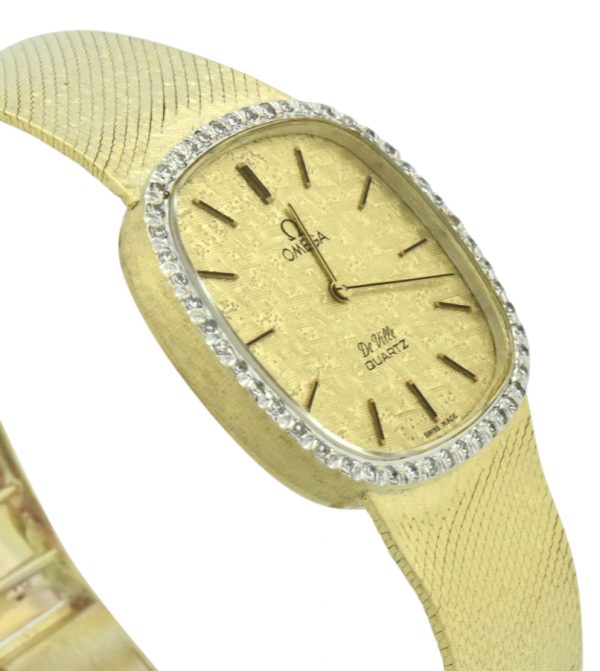 omega deville cal 1365 diamond watch