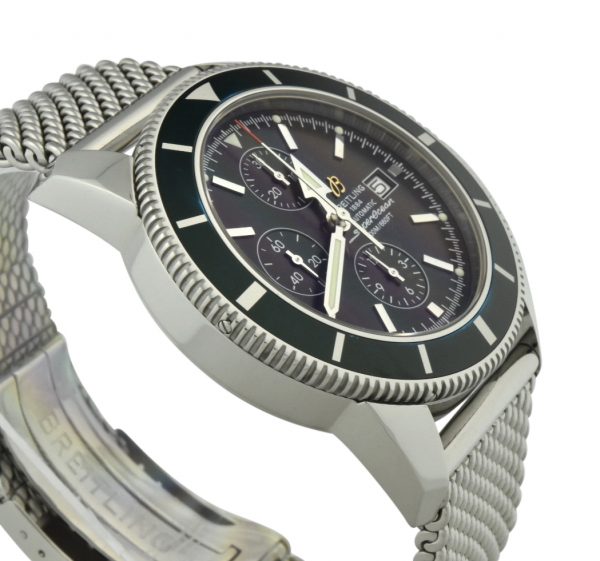breitling superocean a13320 green bezel