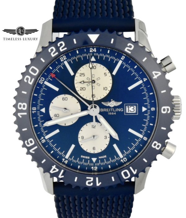 Breitling Chronoliner Y24310 Blue Dial for sale