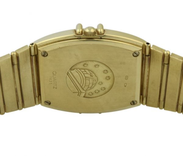 omega constellation gold case back