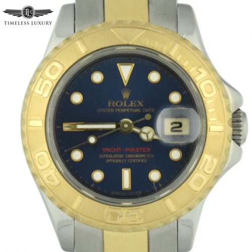 ladies rolex yacht-master 69623 blue dial