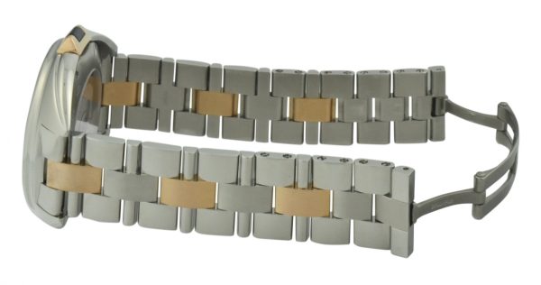 men's cartier cle steel & rose gold band