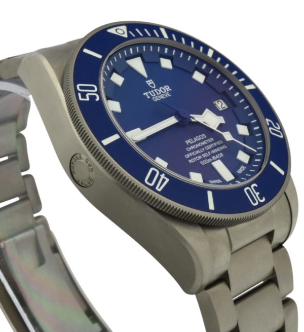 tudor pelogos 25600tb blue dial