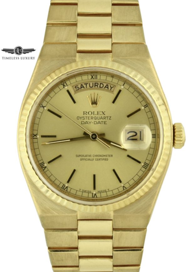 Men's Rolex Day-Date Oysterquartz 19018 president