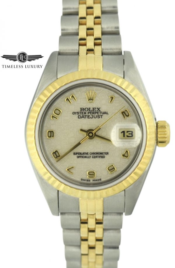 2000 Rolex datejust 79173 ivory dial
