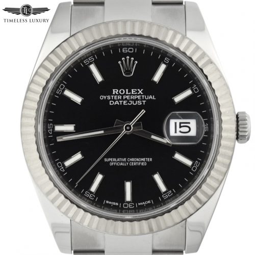 Men's Rolex Datejust II 41mm 126334 black dial for sale