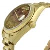 1987 rolex president 18038 wood dial watch